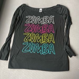 Zumba long sleeve top large